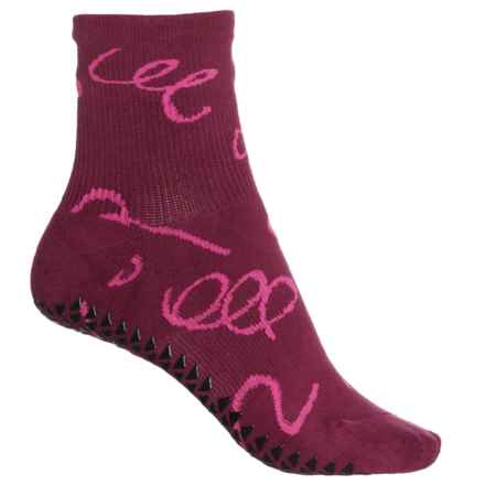 Pointe Studio Medium-Large - Becca Socks - Ankle (For Women) in Purple Pink