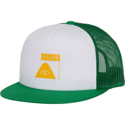 Poler Summit Trucker Hat (For Men) in Dark Green