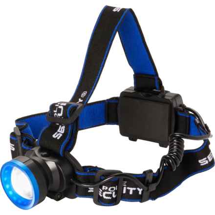 POLICE SECURITY Breakout Headlamp - 600 Lumens in Black