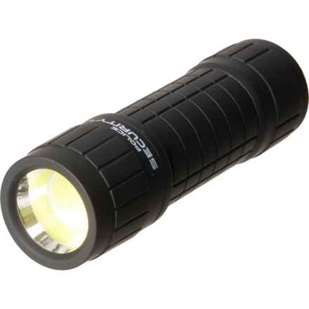 POLICE SECURITY Pro-Spec LED Flashlight - 100 Lumens in Black