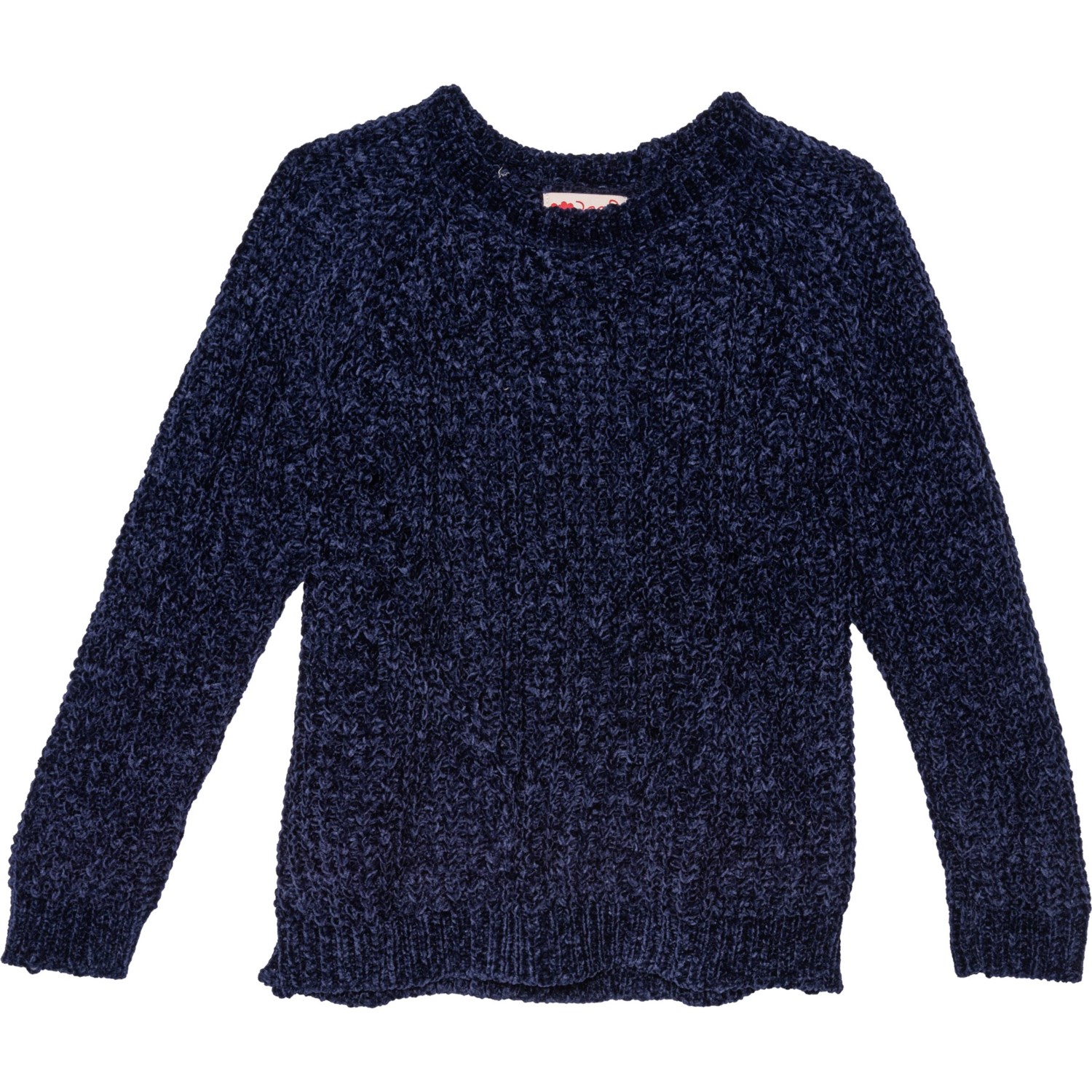 Poof Solid Chenille Crew Sweater (For Big Girls) - Save 72%