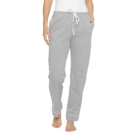 Poppy & Clay Polka Dots Pajama Pants - Organic Cotton in Grey Dots