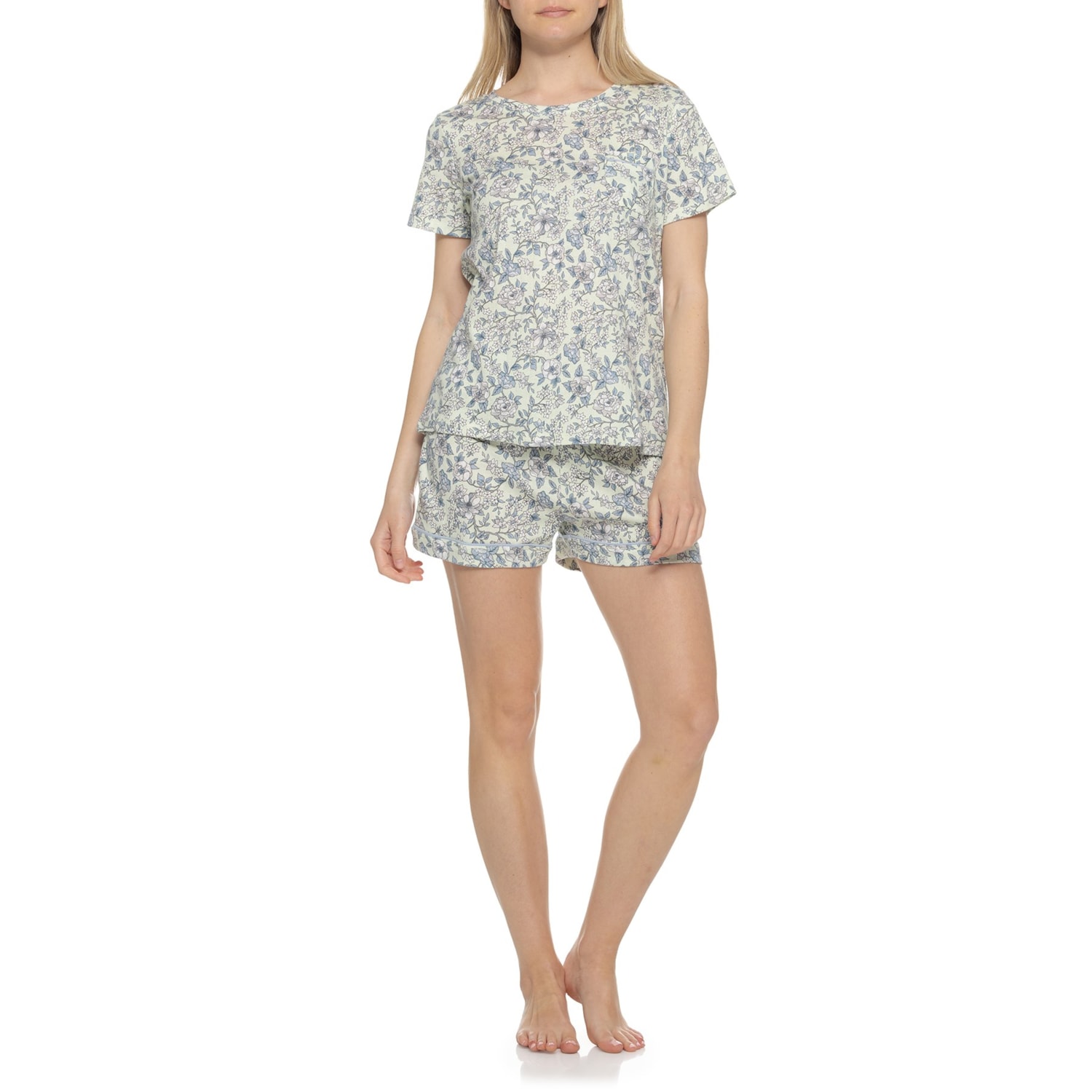 Poppy Pyjamas Poppy & Clay Shortie Pajamas - Organic Cotton, Short Sleeve - Save 43%