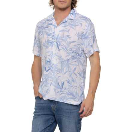 Porter & Ash Floral Shirt - Short Sleeve in White