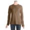 Brown Powder River Outfitters Heathered Henley Shirt - Cotton, Long Sleeve (For Women)