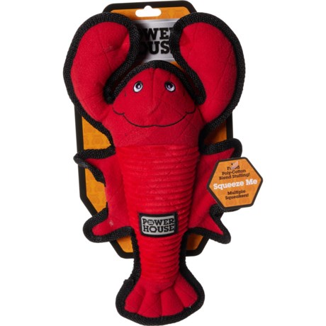 Powerhouse Ballistic Dog Toy - Squeaker in Lobster