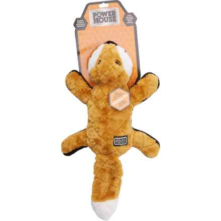 Powerhouse Large Ballistic Dog Toy - 18”, Squeaker in Fox