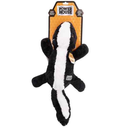 Powerhouse Large Ballistic Dog Toy - 18”, Squeaker in Skunk