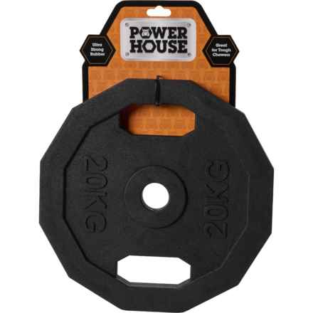 Powerhouse Weight Plate Dog Toy - 9” in Multi