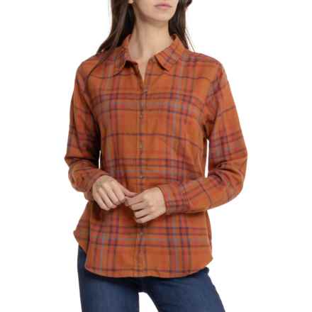 prAna Alfie Flannel Shirt - Organic Cotton, Long Sleeve in Spiced