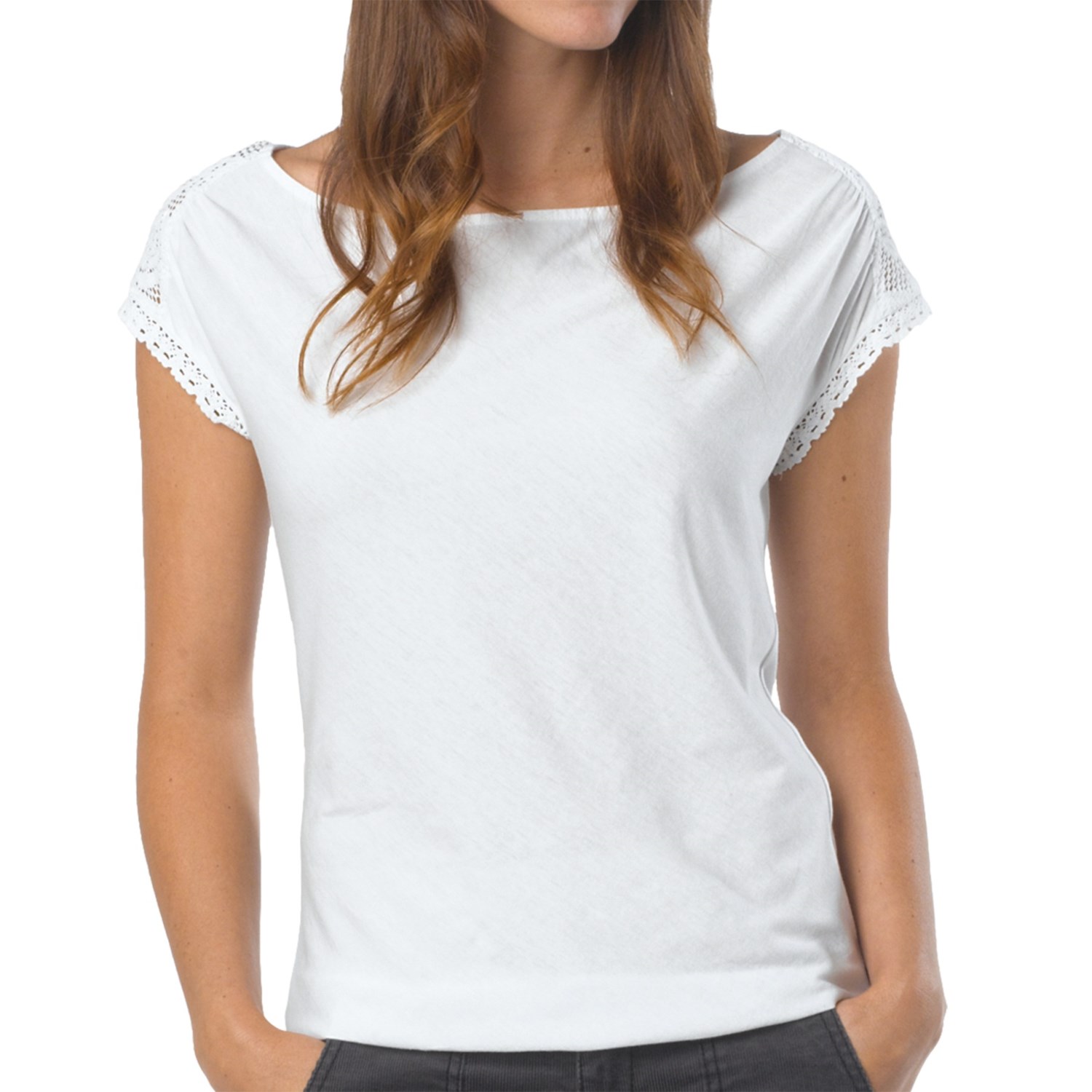 prAna Bree T-Shirt - Short Sleeve (For Women) - Save 35%