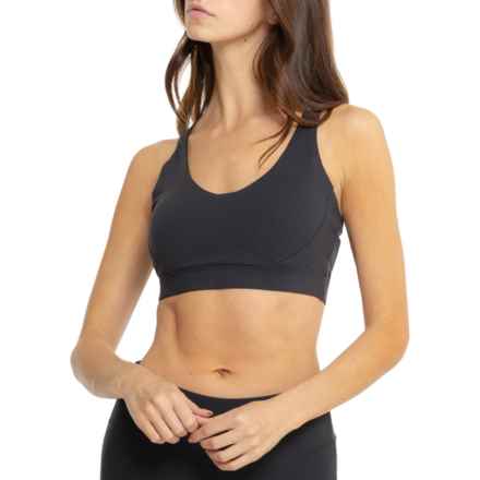 prAna Deep Solstice Chakara® Sports Bra - Medium Impact in Black