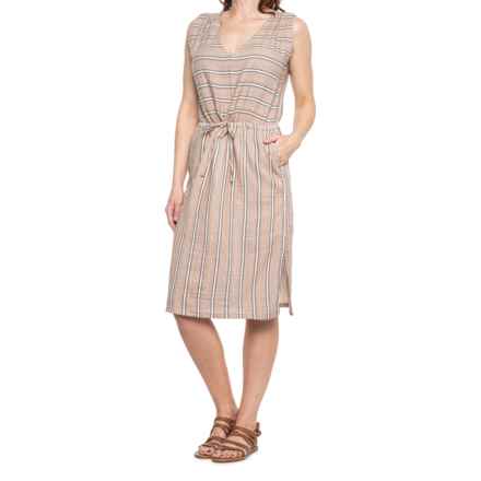 prAna Ecotropics Dress - Organic Cotton, Sleeveless in Copper Stripe