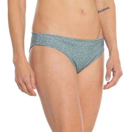 prAna Gemma Reversible Bikini Bottoms - UPF 50+ in Army Spots