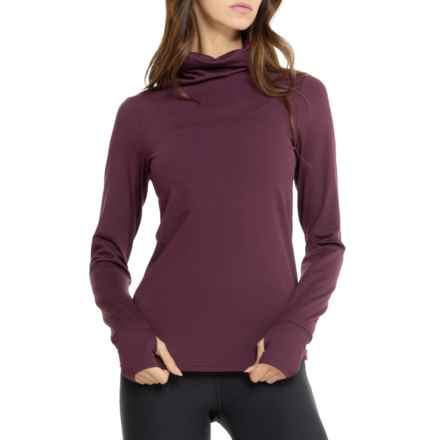 prAna Ice Flow Shirt - UPF 50+, Long Sleeve in Mulberry