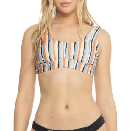 prAna Mallorca Bikini Top in Water Stripe