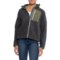 prAna Peak Fleece Jacket in Charcoal / Stormy Night