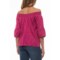 646DD_3 prAna Purple Sprinkle Chryssa Shirt - Short Sleeve (For Women)