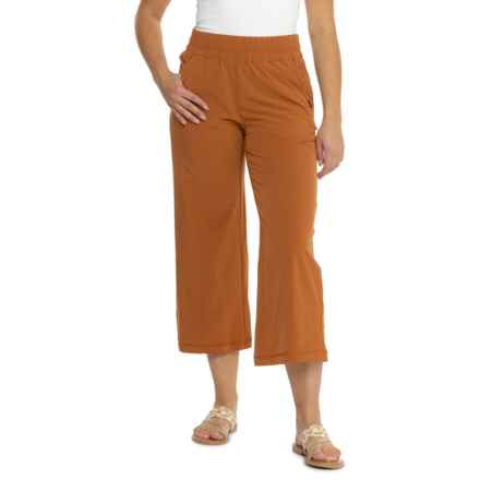 prAna Railay Wide-Leg Pants in Clay