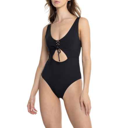 prAna Ruby Beach One-Piece Swimsuit - UPF 50+ in Black