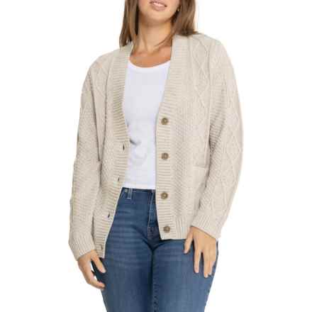 prAna Sangria Fields Cardigan Sweater - Organic Cotton in Canvas