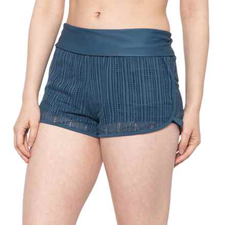 prAna Two Beach Cover-Up Shorts in Atlantic