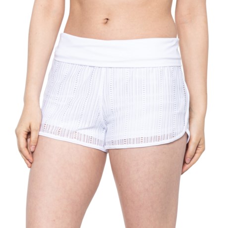 prAna Two Beach Cover-Up Shorts in White