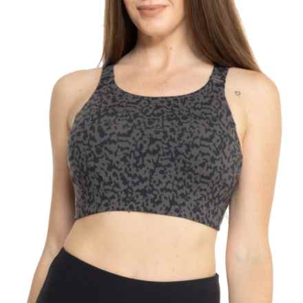 prAna Wild Chakara® Sports Bra - Medium Impact in Grey