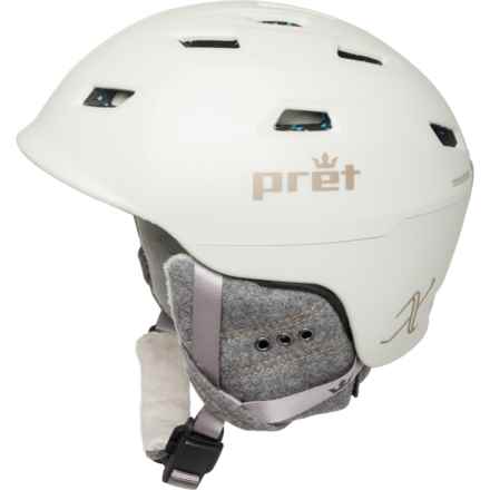 Pret Haven X Ski Helmet - MIPS (For Women) in Chalk