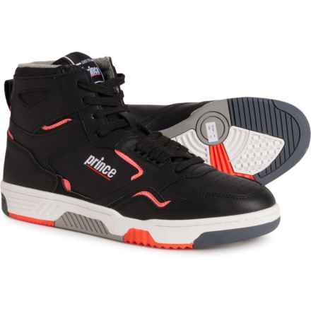 Prince FST 847 Basketball Shoes - Leather (For Men) in Black