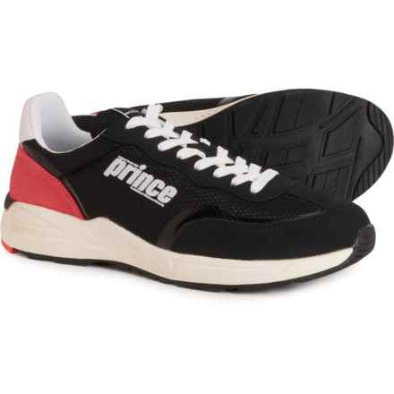 Prince Retro P Jogger Shoes (For Men) in Black-Coral-White