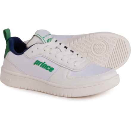 Prince Vintage Cup 883 Sneakers - Leather (For Women) in White-Green-Navy