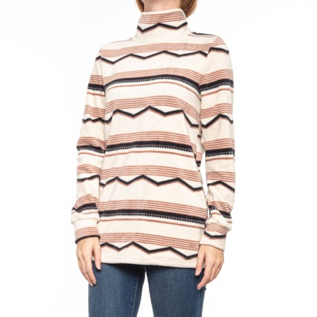 fleece turtleneck tunic