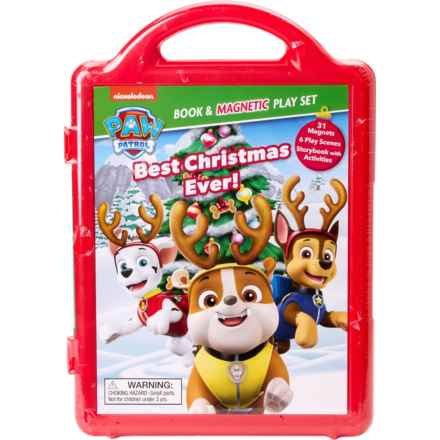 Printers Row Paw Patrol Best Christmas Ever Book and Magnetic Play Set in Multi