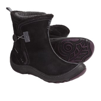 Privo by Clarks Hayseed Ankle Boots - Waterproof Suede (For Women) in Black
