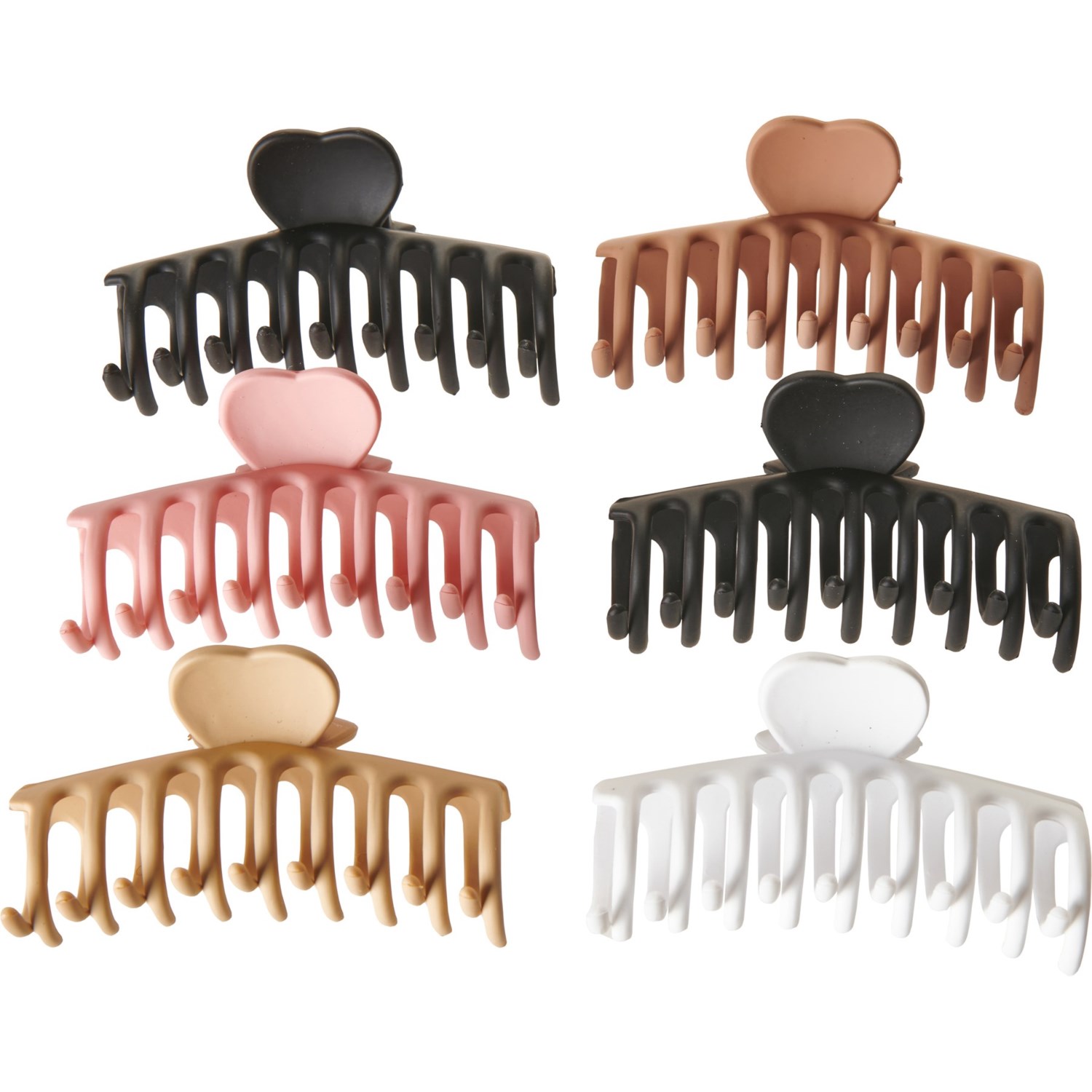 PRO BEAUTY ESSENTIALS Medium Matte Hair Clips 6Pack Save 20