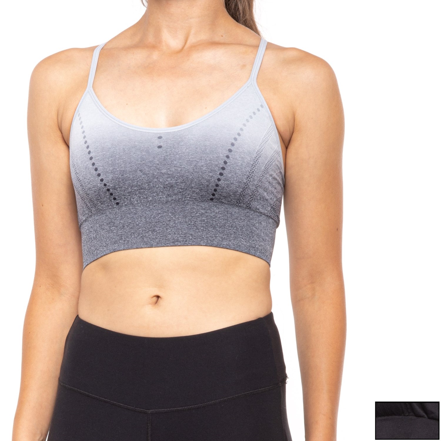 Pro-Fit Seamless Racerback Sports Bra (For Women) - Save 35%