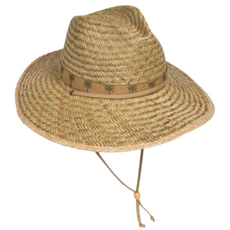 Dorfman Pacific Rush Straw Lifeguard Hat (For Men and Women)