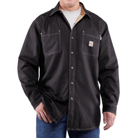 Carhartt 100432 Flame-Resistant Canvas Shirt Jacket (For Men)
