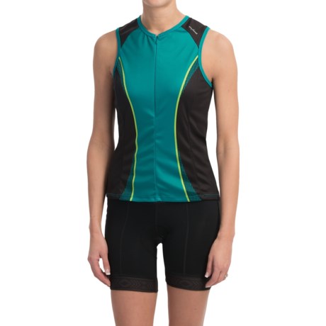 Shebeest Bellissima Cycling Jersey - UPF 45+, Sleeveless (For Women)