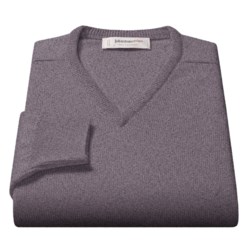 Johnstons of Elgin Scottish Cashmere Sweater - V-Neck (For Men)