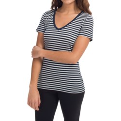 Icebreaker Tech Lite Stripe Shirt - UPF 20+, Merino Wool, Short Sleeve (For Women)