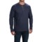 Hanes Beefy-T Heathered Henley Shirt - Long Sleeve (For Men and Big Men)