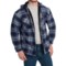 Dickies Plaid Hooded Shirt Jacket - Sherpa Lined (For Men)