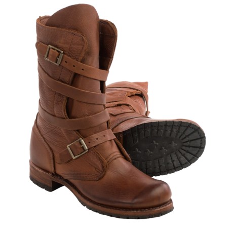 Vintage Shoe Company Jennifer Tanker Boots - Leather (For Women)