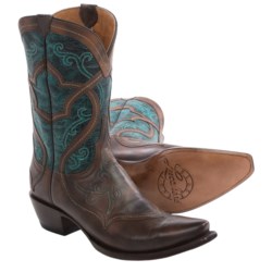 Lucchese Audine Cowboy Boots - Leather, Snip Toe (For Women)