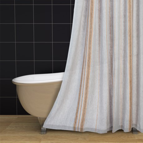 Coyuchi Rustic Linen Shower Curtain
