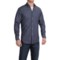 Thomas Dean Denim Print Button Down Sport Shirt - Long Sleeve (For Men)