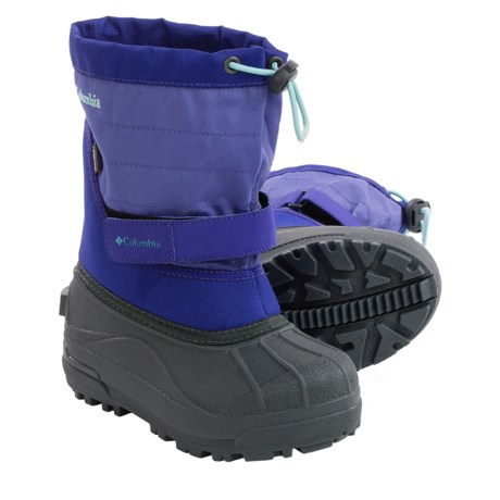 Columbia Sportswear Powderbug Plus II Print Snow Boots - Waterproof, Insulated (For Little Kids)