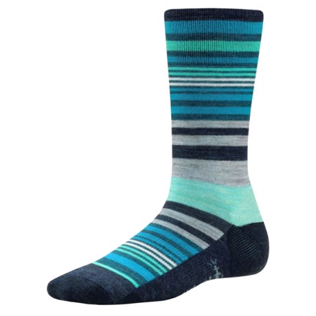 SmartWool Jovian Stripe Socks - Merino Wool, Crew (For Women)